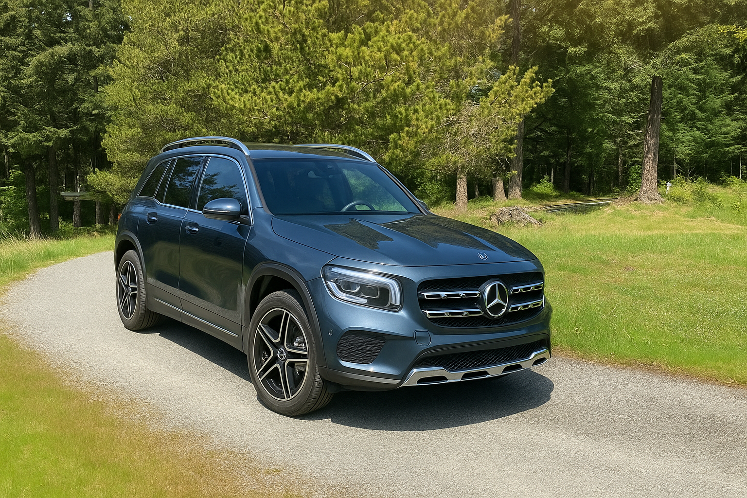 Mercedes electric SUV rental available on Orcas Island